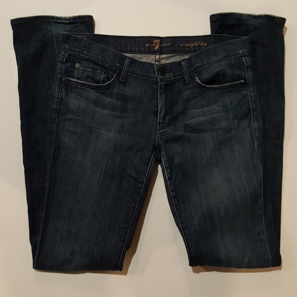7 for all mankind straight leg jeans
